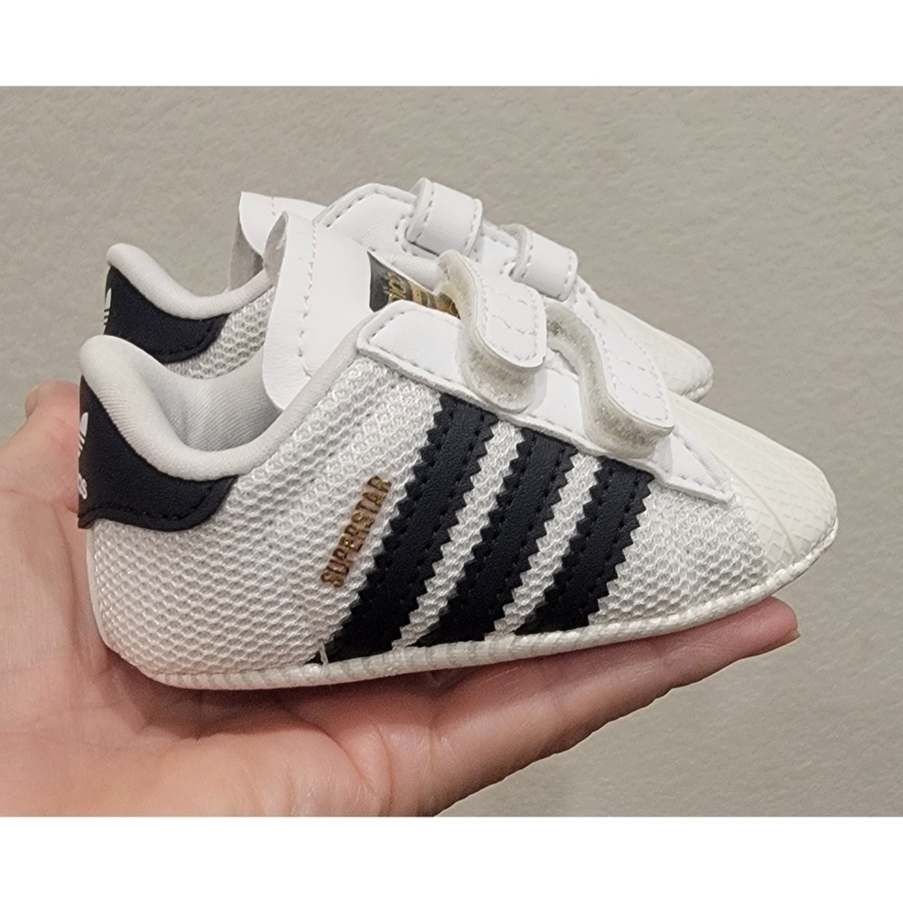Adidas Originals Superstar Crib Infant Shoes Sneakers size 1K